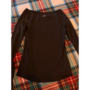 Nike Yoga Long Sleeve Top w Confetti Logo Size XS